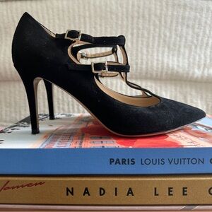 New M. Gemi The Esatto 90mm in Black Suede (size 39.5)